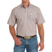 Men's Pink Print Short Sleeve Shirt