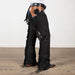 Black Suede Tooled Chaps