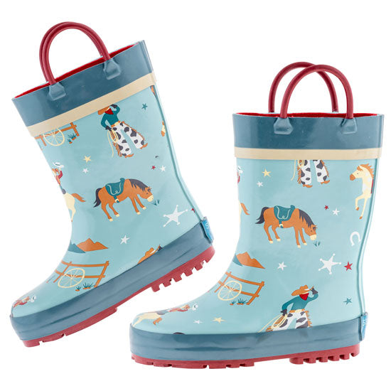 Western Kids Rain Boots
