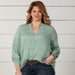 Dusty Mint Zinnia Plus Top
