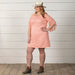 Cowgirl Social Blush Lace Plus Dress