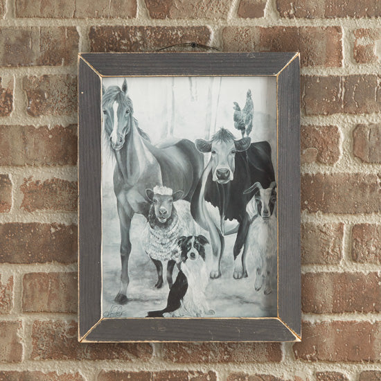 The Gang 13x19 Wood Framed Wall Art