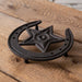 Western Cast Iron Horseshoe Star Trivet