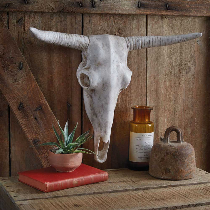 Longhorn Resin Cowskull Wall Decor