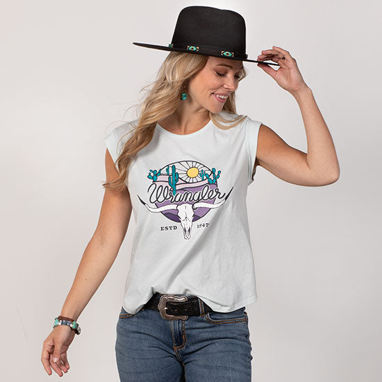 Retro Sunset In The Desert Tank