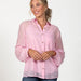 Country Grace Blush Button Down Top