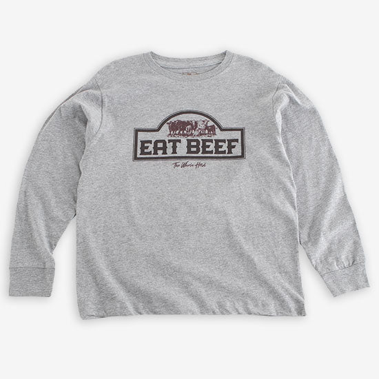Youth Eat Beef Long Sleeve T-Shirt