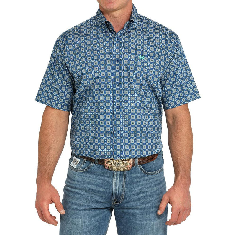 Men's Royal Blue Short Sleeve Shirt