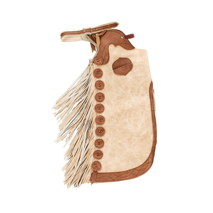 Vanilla and Saddle 6-7T Youth Chap
