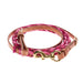 Fuchsia and Pink Laced Barrel Reins