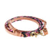 Fuchsia and Black Lace Barrel Reins