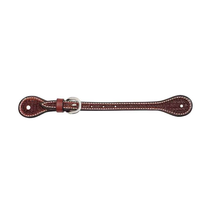 Rosewood 5/8in Spider Stamp Spur Straps
