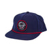 Navy Retro Revival Rope Cap