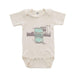 Boy's Oatmeal Arena Raised Onesie