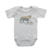 Boy's Light Grey Cowtown Onesie