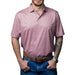 Men's Red Print Polo
