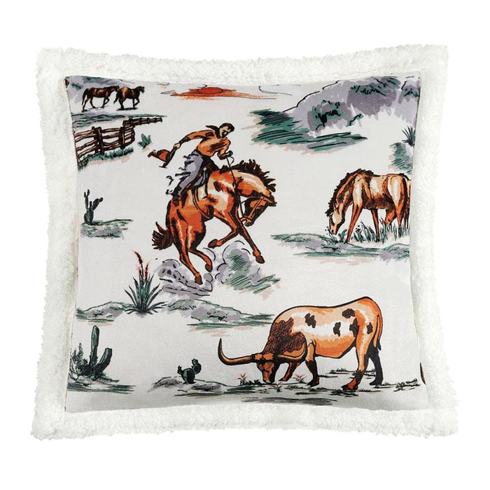 Ranch Life Duffle Bag Accent Pillow