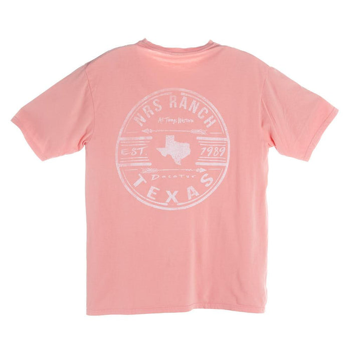 NRS Ranch 1989 Texas Neon Coral Tee