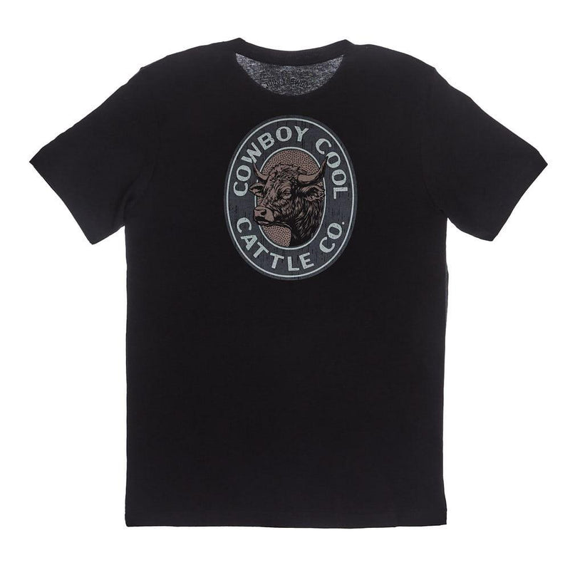Men's Cattle Co Black Tee