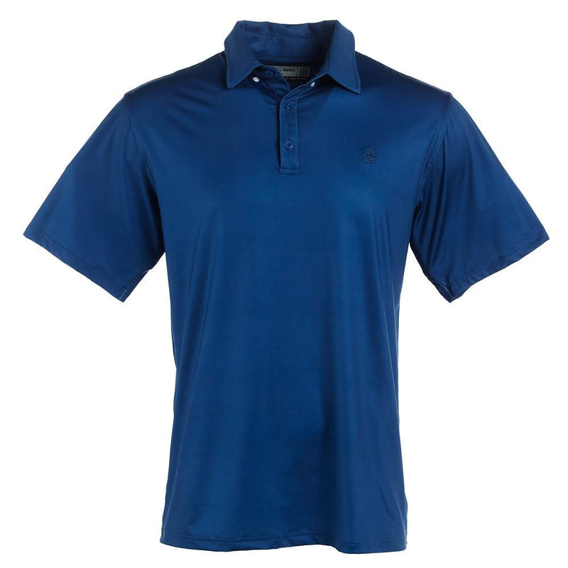 Denim Blue Short Sleeve Polo