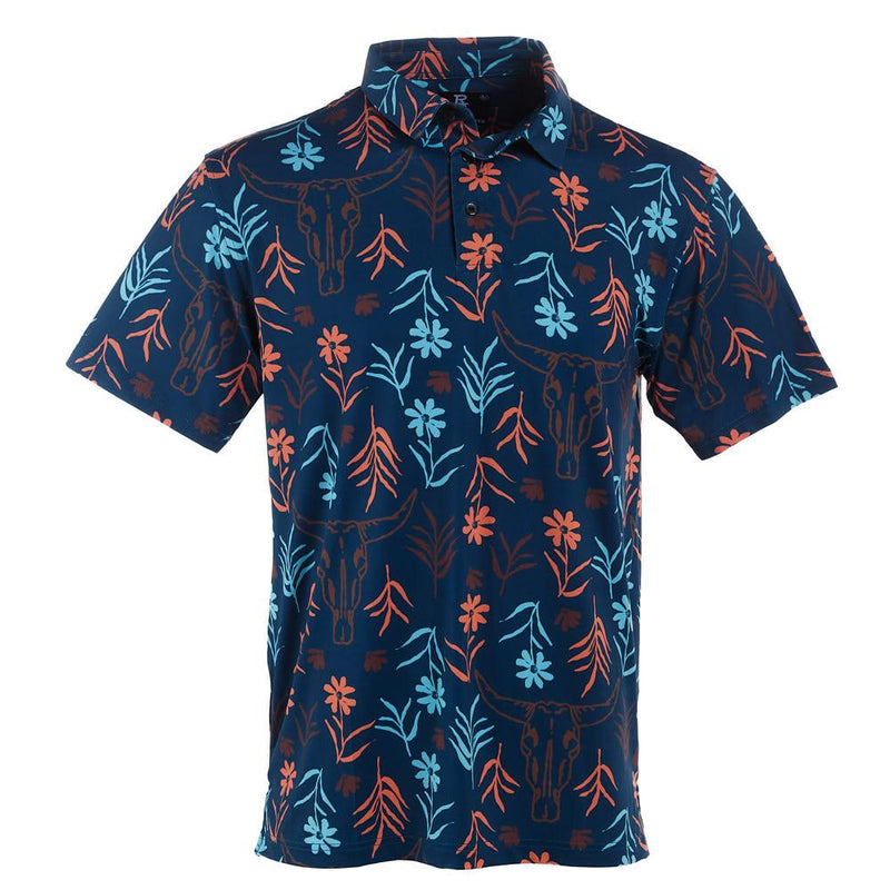 Skulls & Daises Polo