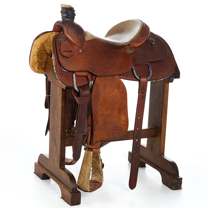 Used 15in Waffle Stamp Team Roper