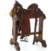 Used 15.5in Half Breed Floral Barrel Saddle