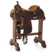 Used 15in Basket and Floral Combo Tooled Reining Saddle