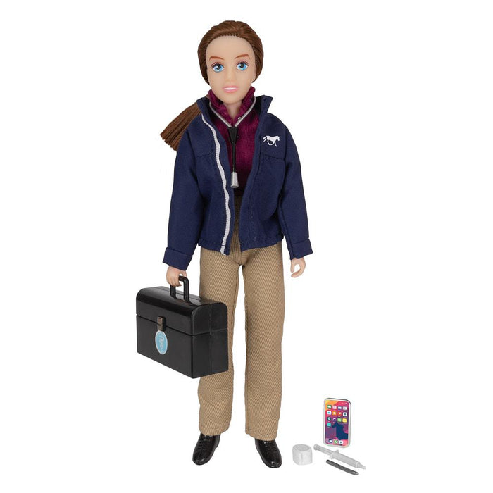 Veterinarian Riley with Vet Kit