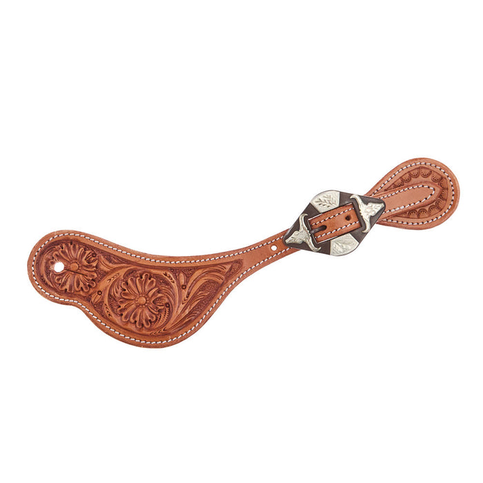 Scolloped Floral Spur Straps