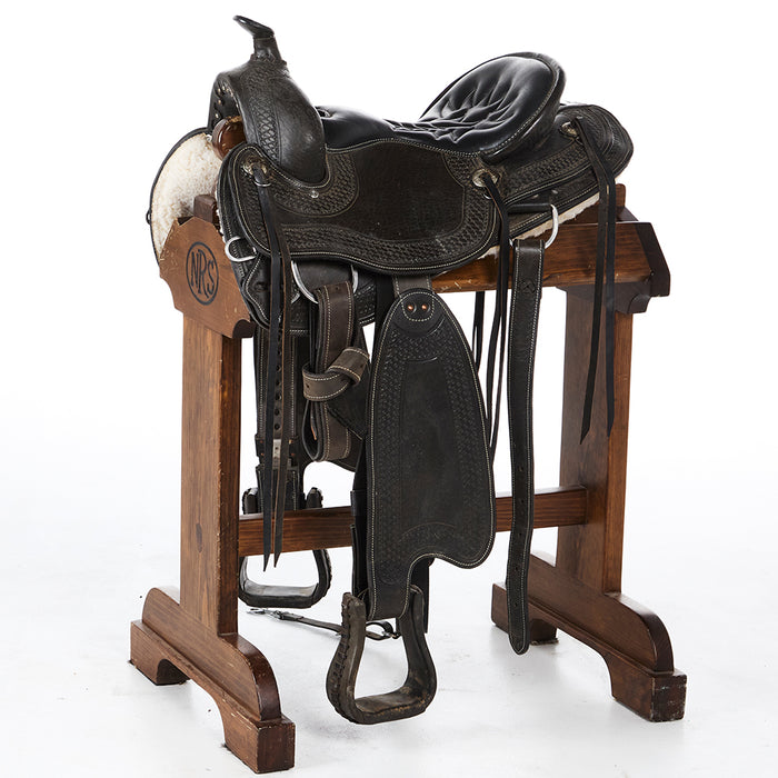 Used 15.5in Mini Basket Pleasure Saddle