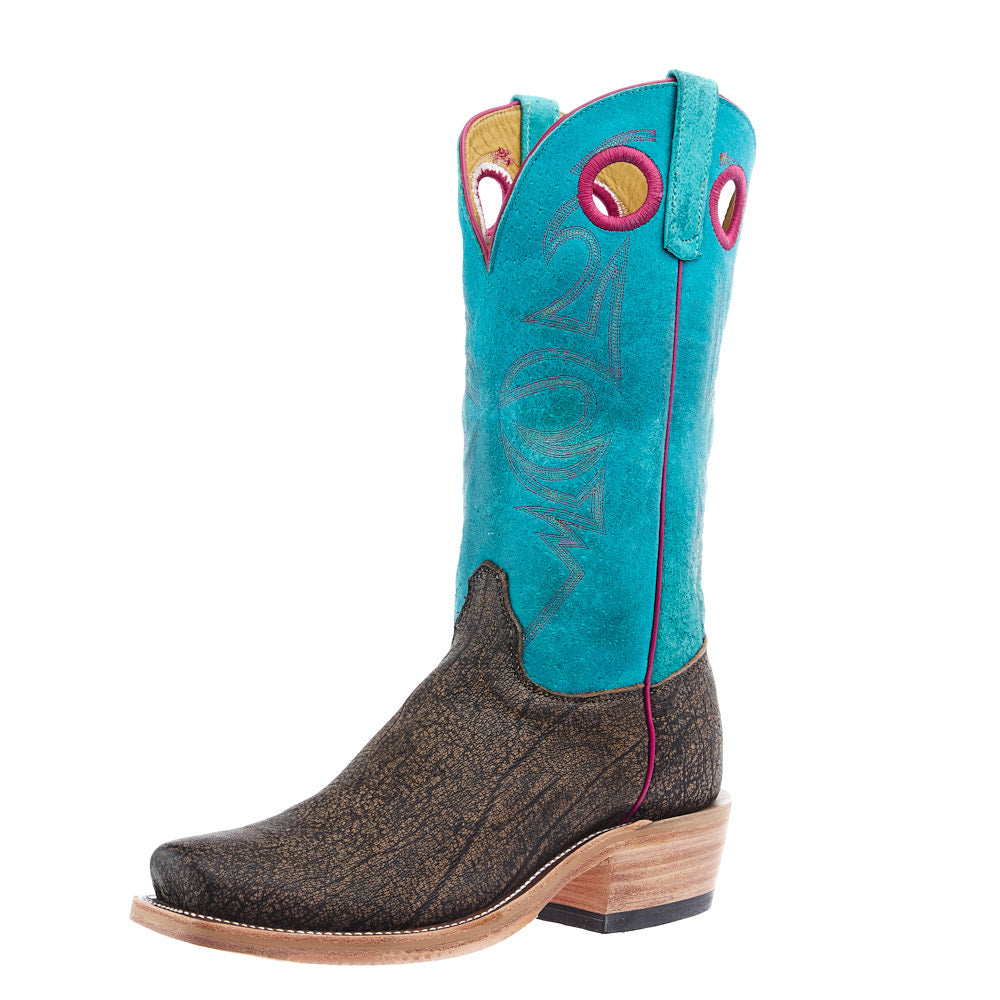 Olathe Boot Company Men's Ride Ready Brown Safari Cape Buffalo