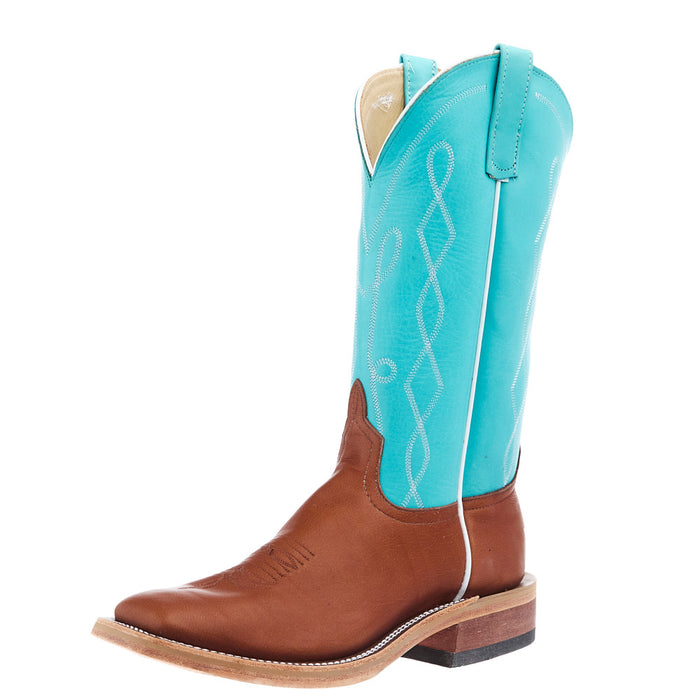 Anderson Bean Men's Ride Ready Brandy Ranch Hand Vamp 13in Dolphin Blu