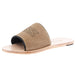 Women's Nadia Cowhide Salt and Pepper Slide