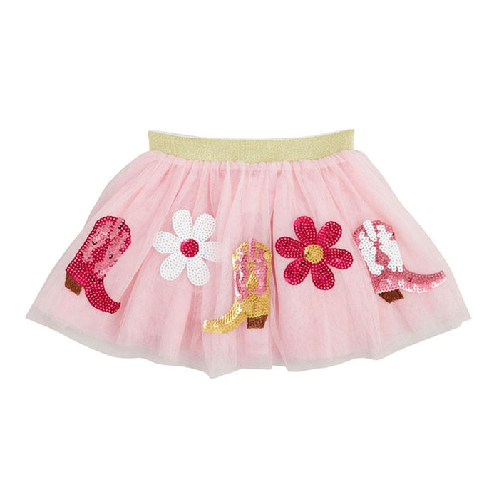 Girl's Pink Western Tutu