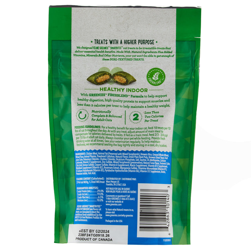 Greenies Feline Healthy Indoor Tuna Smartbites