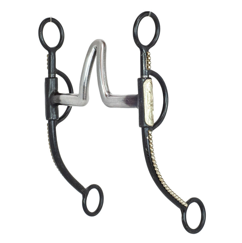 Dotted Black Steel Shank Las Cruces Bit