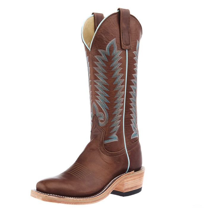Women's Dark Brown Stagecoach Vamp with 13in Matching Top