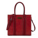 Red Croc Print Tote/Cross Body