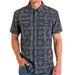 Men's Black Bandana Performance Snap Shirt
