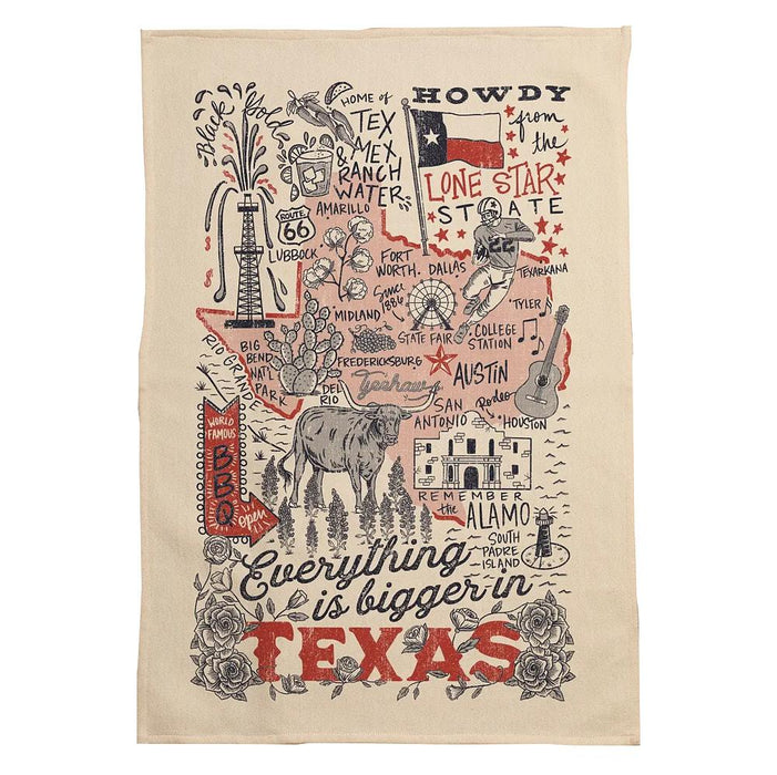 Everything Is Bigger In Texas Kitchen Towel