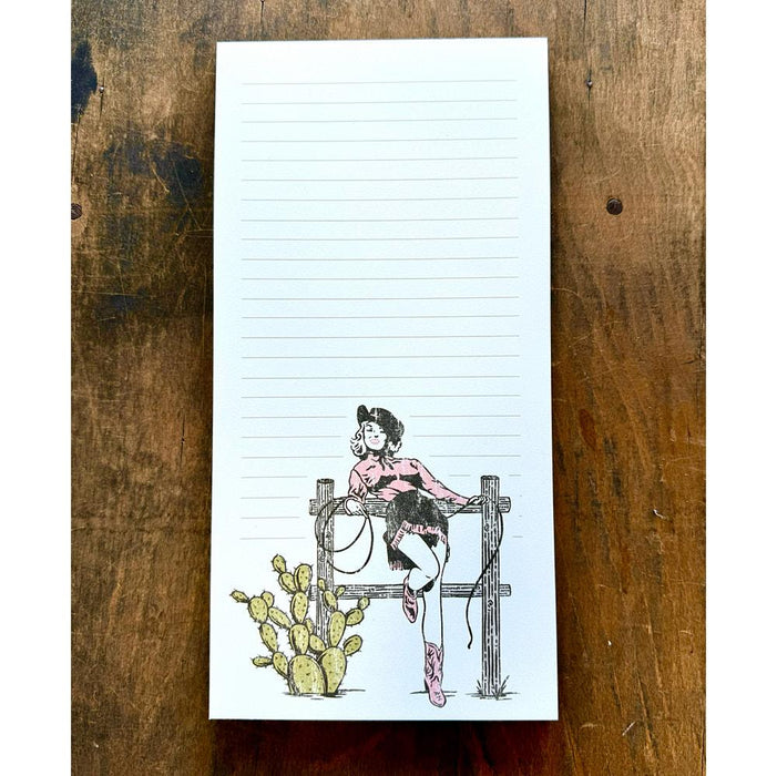 Cowgirl Notepad