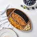 Wood Football Chip Dip