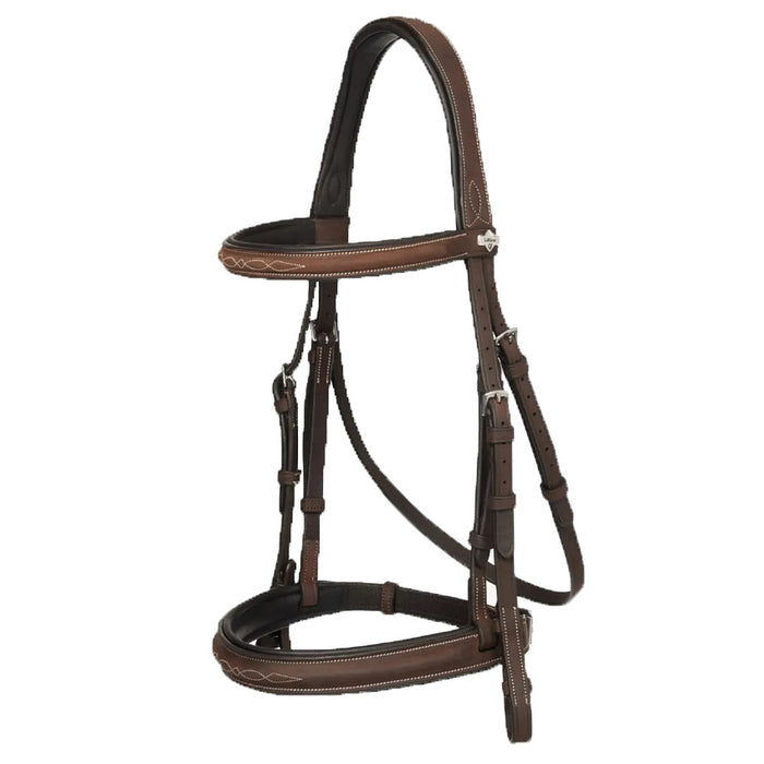 Hunter Stitched Bridle with Laced Reins