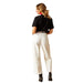 Women's Tomboy White Wide Leg Crop Jeans