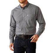 Men's Dark Blue Wrinkle Free Douglas Shirt