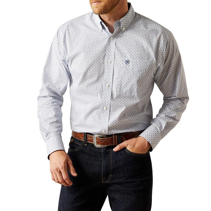Men's Blue Wrinkle Free Danny Shirt