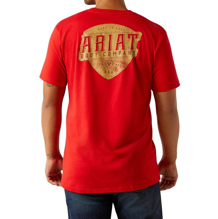 Men's Leather Shield Tee Shirt