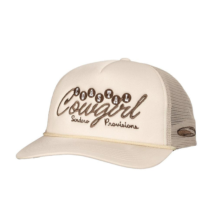 Men's astal wgirl Cream and Brown Cap
