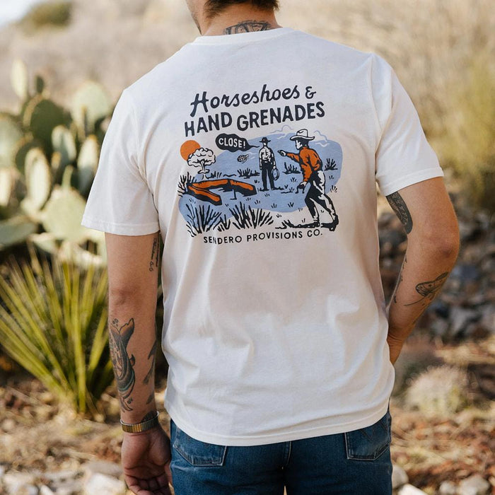 Men's Close Vintage White Tee
